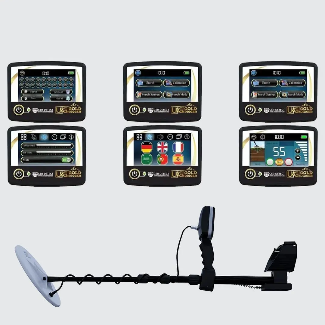 UIG GOLD DIGGER DETECTOR WITH 13" DD COIL